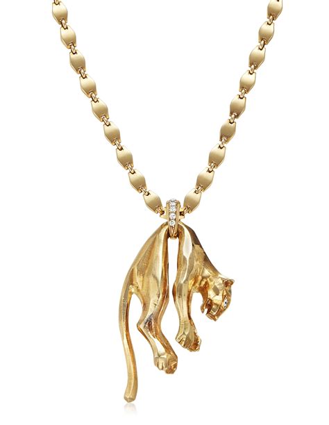 cartier panther necklace women